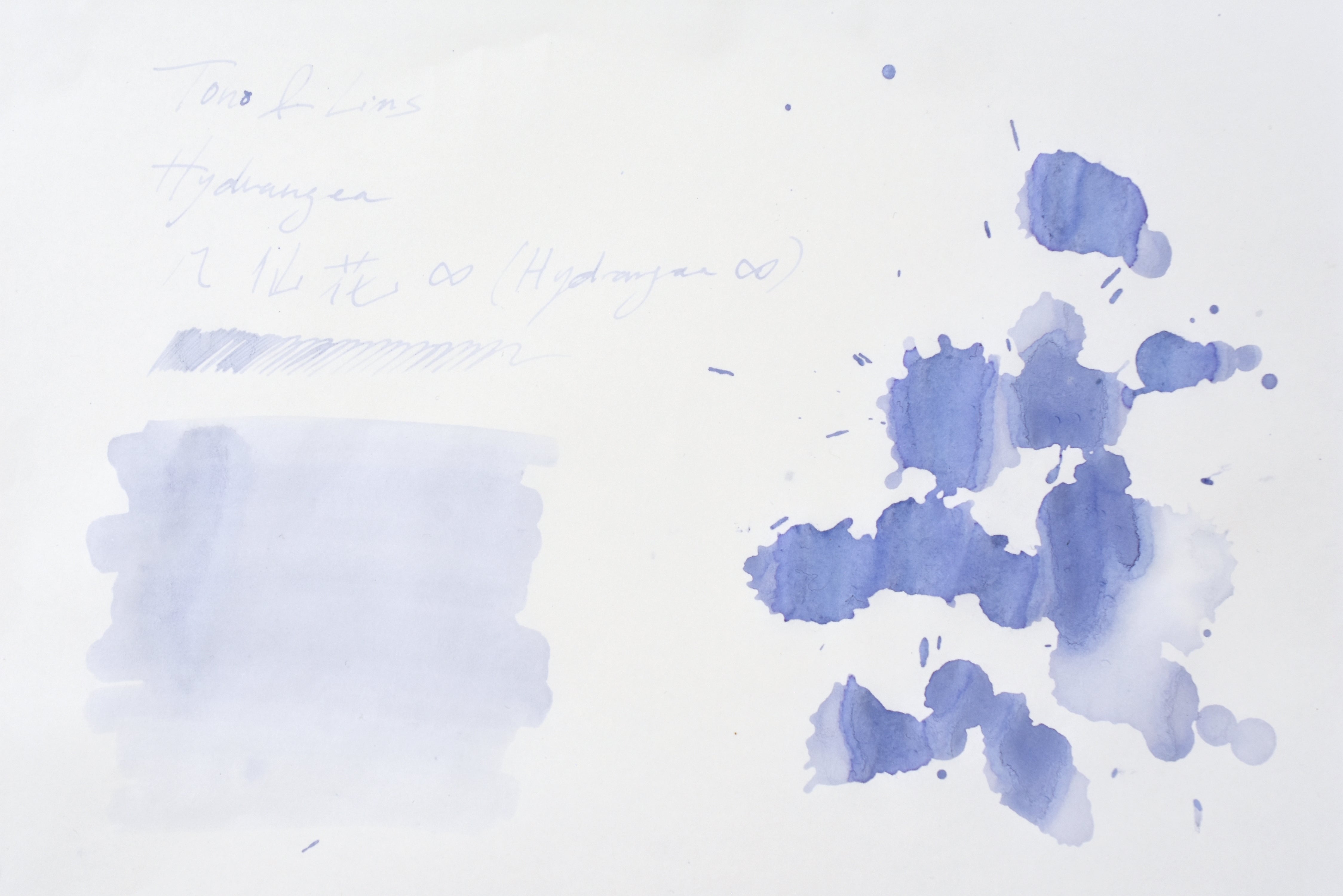 Tono & Lims Ink Bottle - Hydrangea - 八仙花 ∞ (Hydrangea ∞) - 15ml