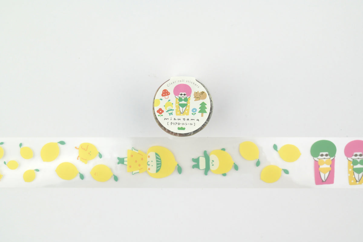 Item OSP x mizutama Clear Roll Stickers - Happy - 35mm