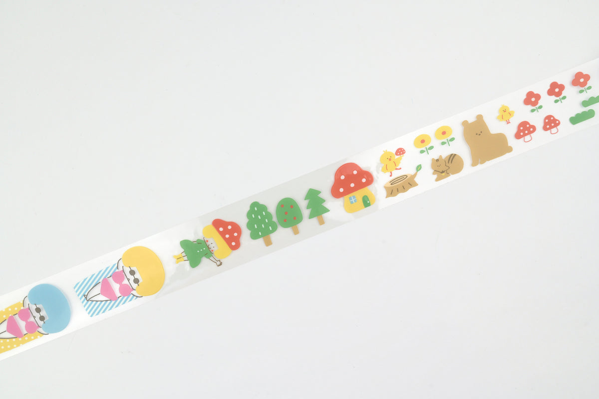 Item OSP x mizutama Clear Roll Stickers - Happy - 35mm