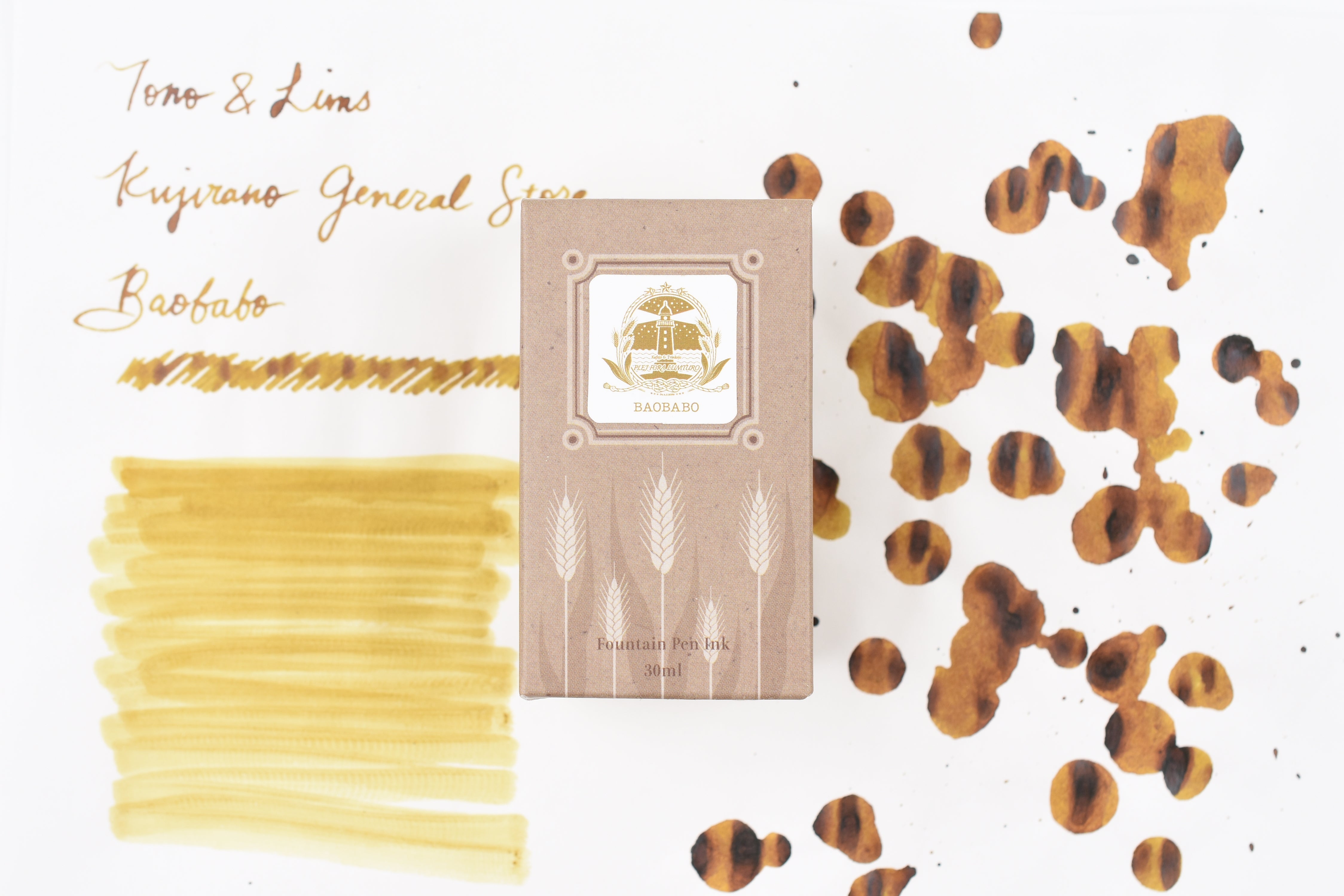 Tono & Lims Ink Bottle - Kujirano General Store - BAOBABO - 30ml