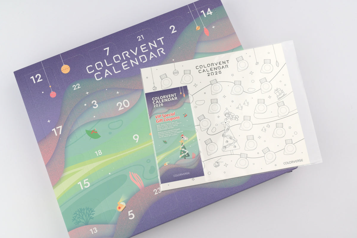 Colorverse 2026 Colorvent Calendar Fountain Pen Ink