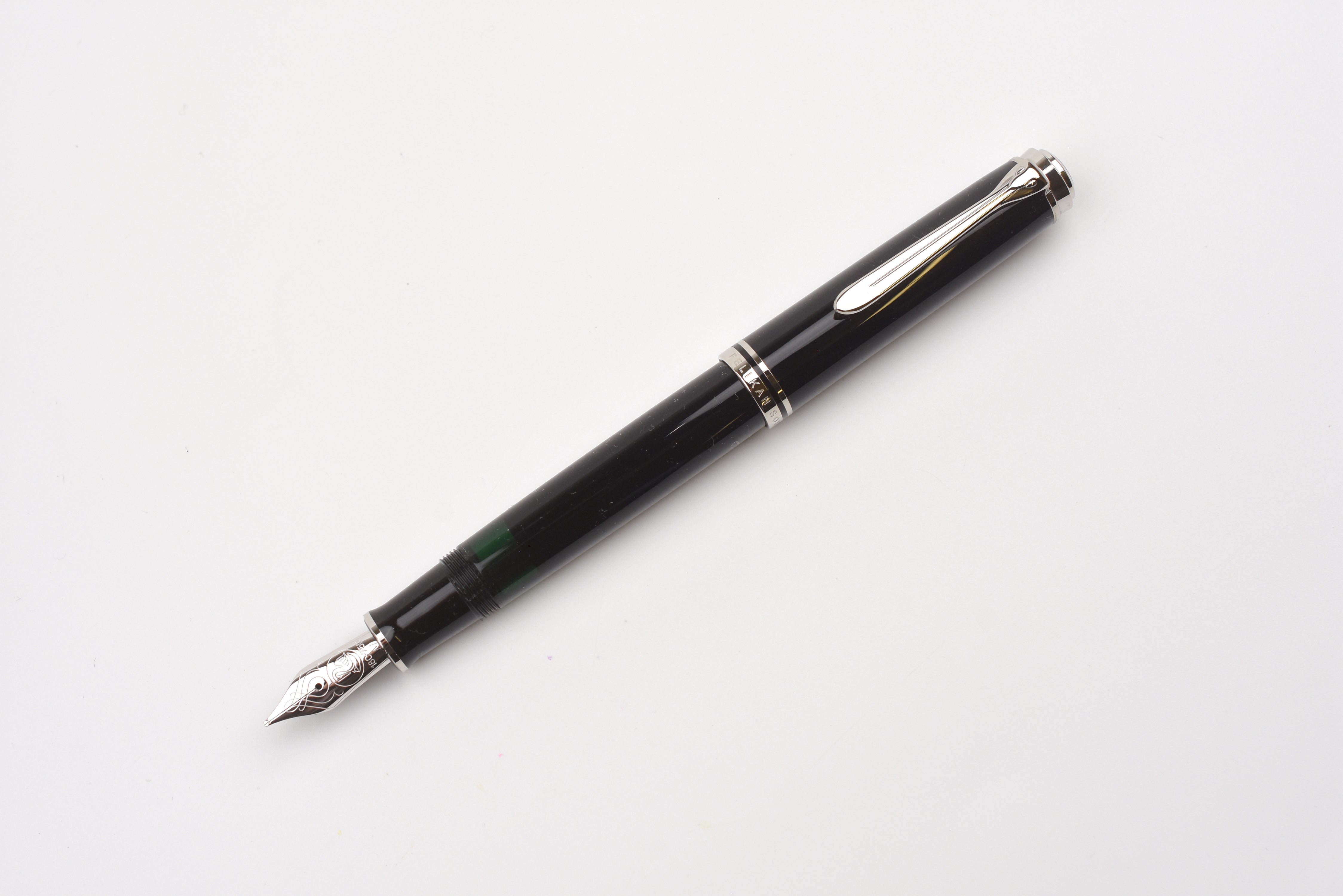 Pelikan M805 Fountain Pen - Souverän - Black-Silver