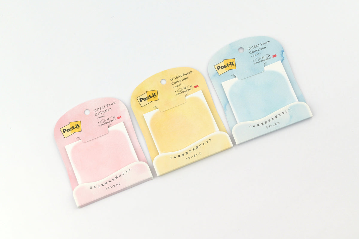 3M Post-it Notes - SUISAI Fusen - Awai - Square