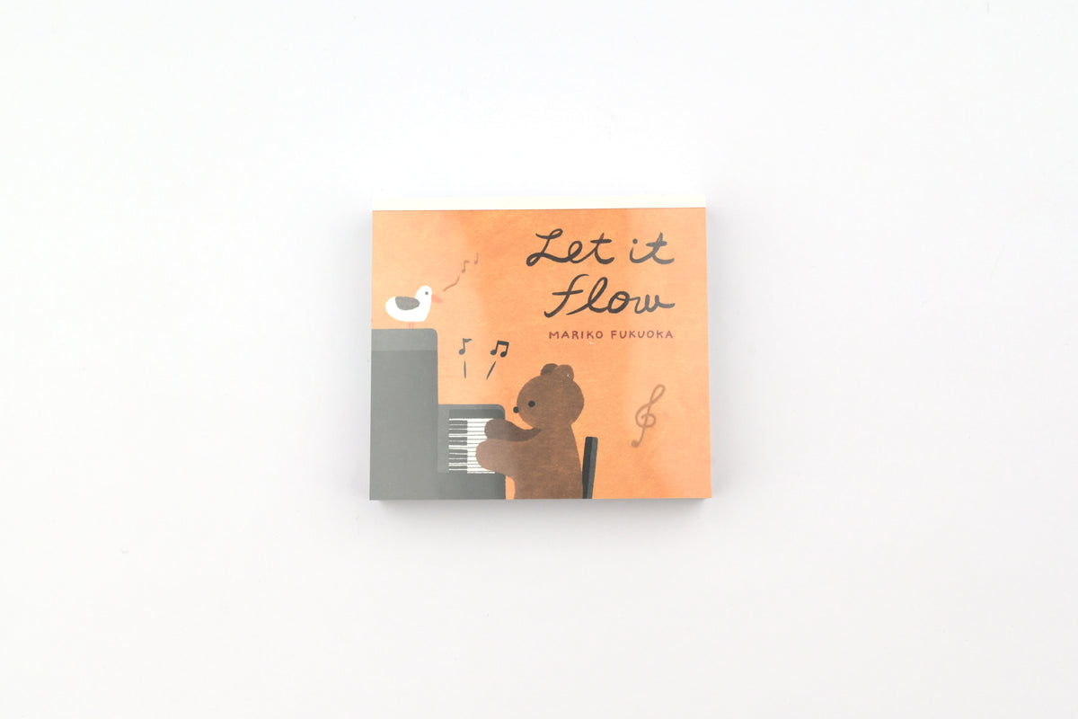 Cozyca - Mariko Fukuoka Memo Pad - Let It Flow