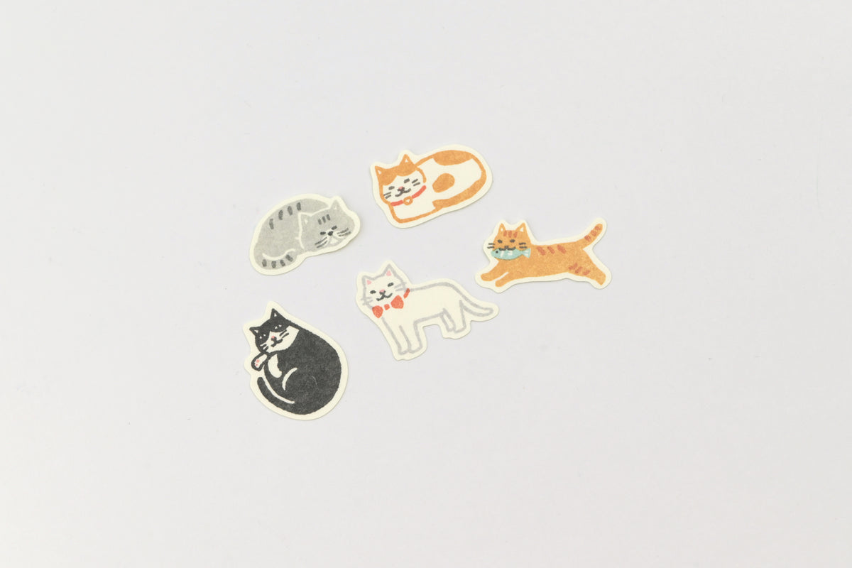 Furukawa Paper Flake Sticker - Cat