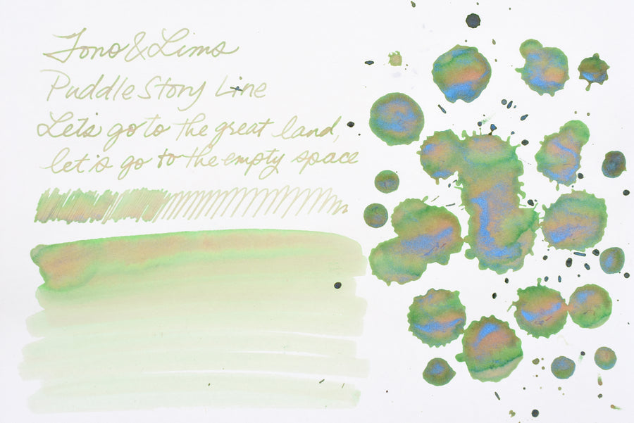 Tono & Lims Ink Bottle - Puddle Story Line - Let's go to the great land, let's go to the empty space - 30ml