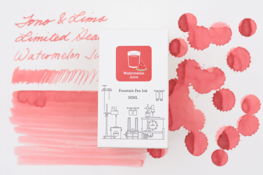 Tono & Lims Ink Bottle - Watermelon Juice - 30ml - Limited Seasonal