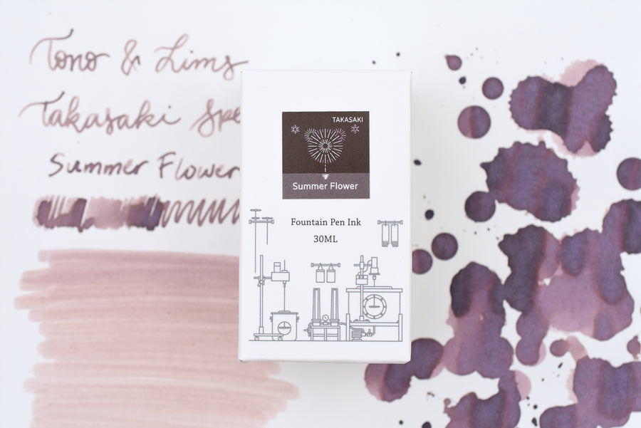 Tono & Lims Ink Bottle - Takasaki Special 2025 - Summer Flower - 30ml