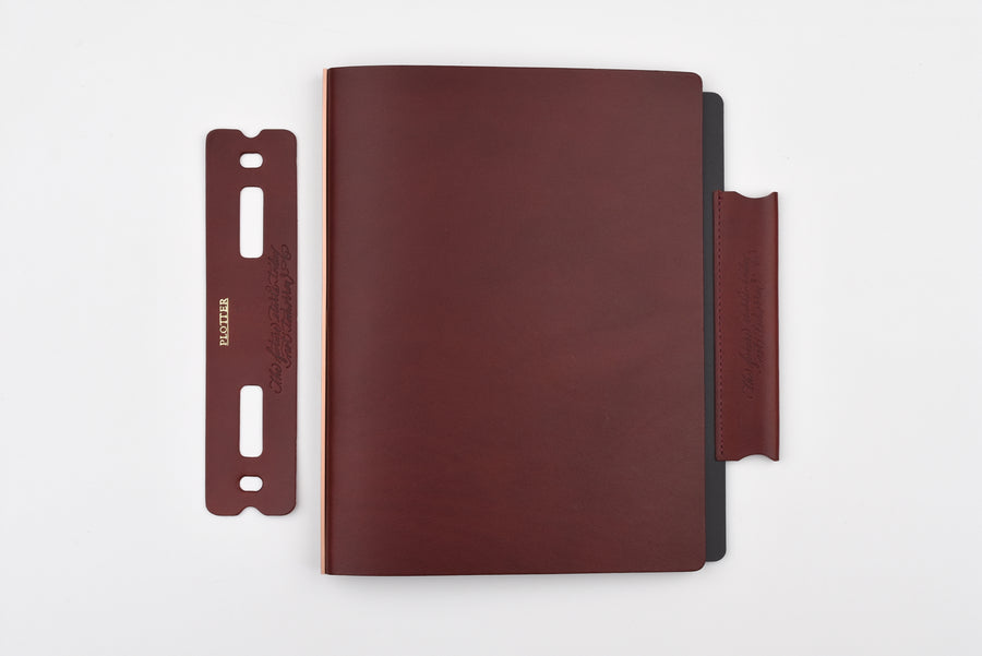 PLOTTER - Liscio Leather Binder - A5 Size - Limited Edition Box