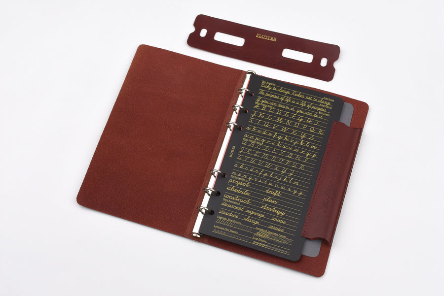 PLOTTER - Liscio Leather Binder - Bible Size - Limited Edition Box