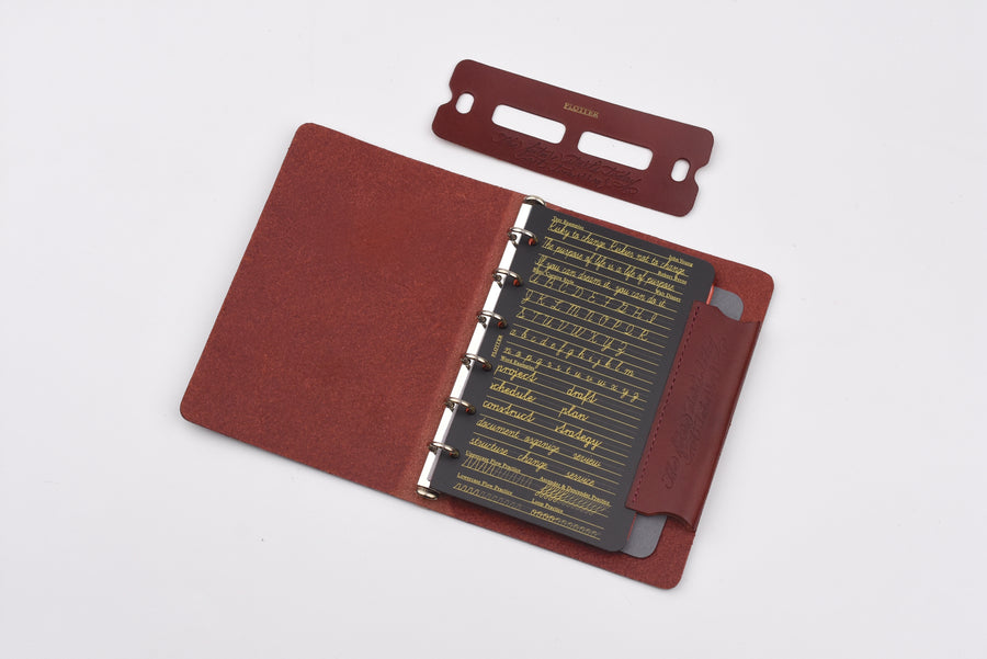 PLOTTER - Liscio Leather Binder - Mini Size - Limited Edition Box