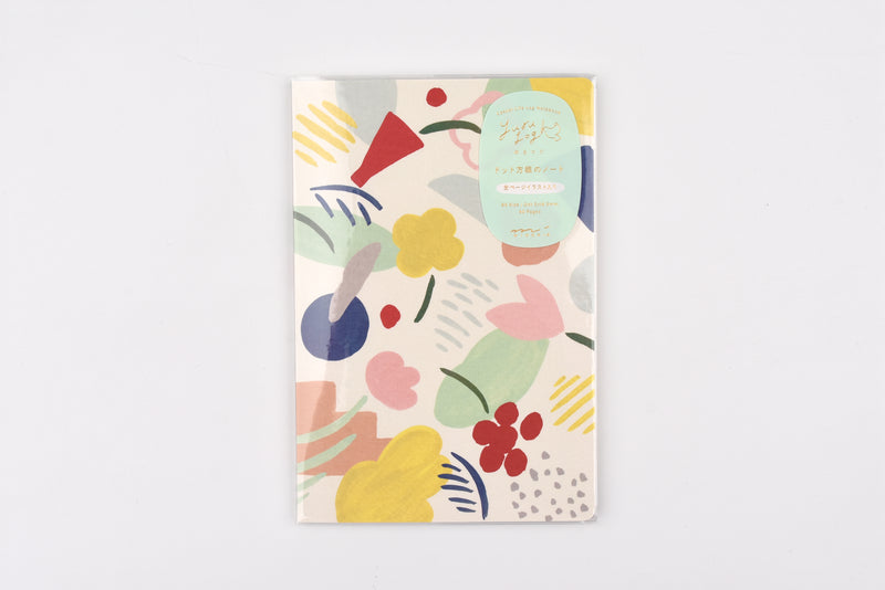 Yuru Log Notebook - Motif Textile - B6
