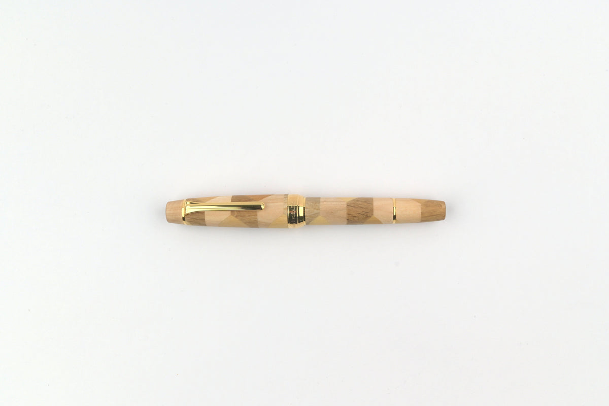 Sailor 115th Anniversary Commemorative Fountain Pen - HIROSHIMA - Yosegi Zaiku