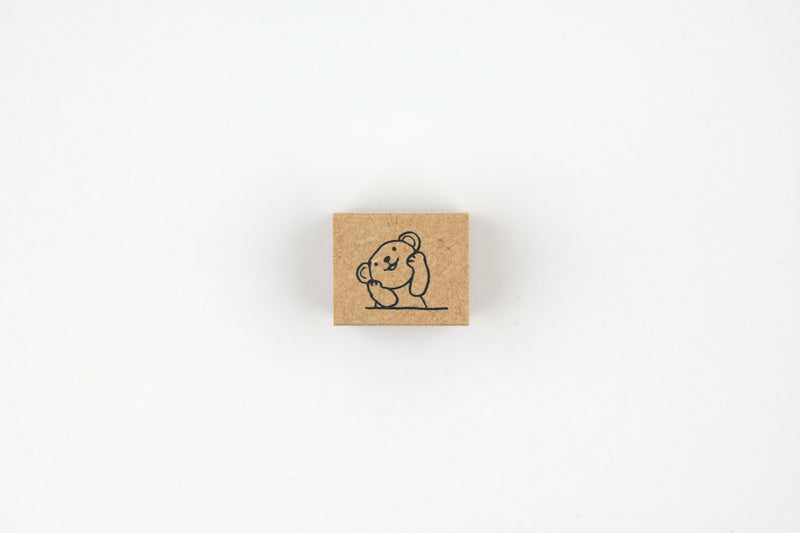 Kodomo No Kao Stamp - Piccolo - Bear - Chin on Paw