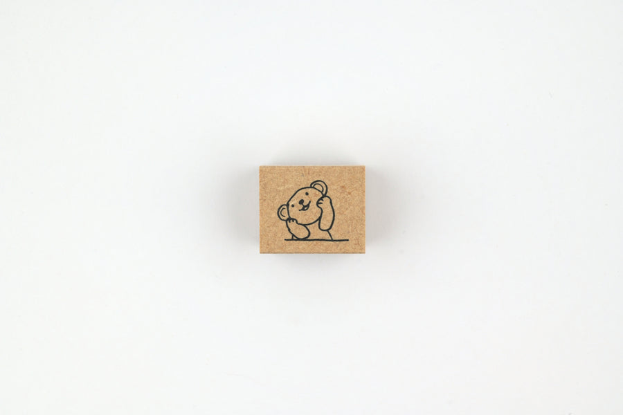 Kodomo No Kao Stamp - Piccolo - Bear - Chin on Paw
