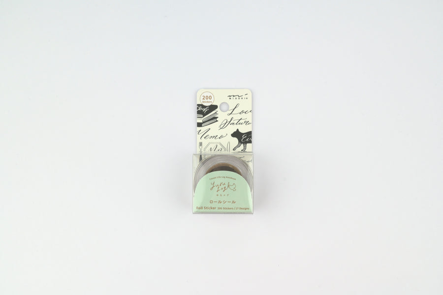 Yuru Log Roll Stickers - Calligraphy