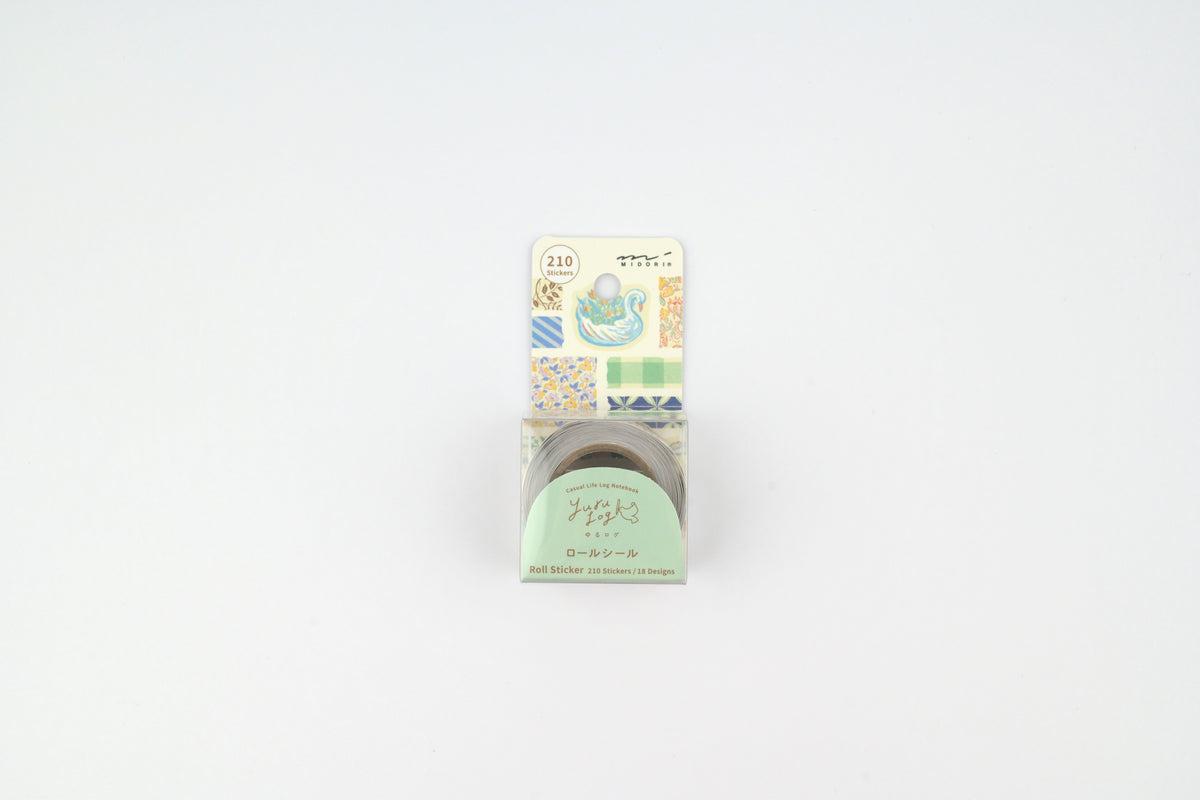 Yuru Log Roll Stickers - Antique