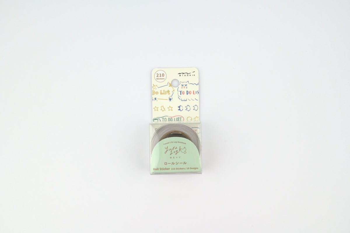 Yuru Log Roll Stickers - List