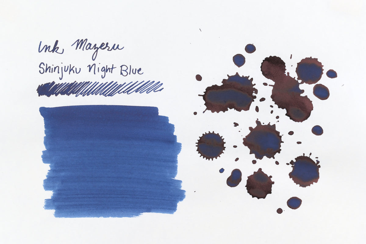Ink Mazeru Ink Bottle - Shinjuku Night Blue - 18 mL