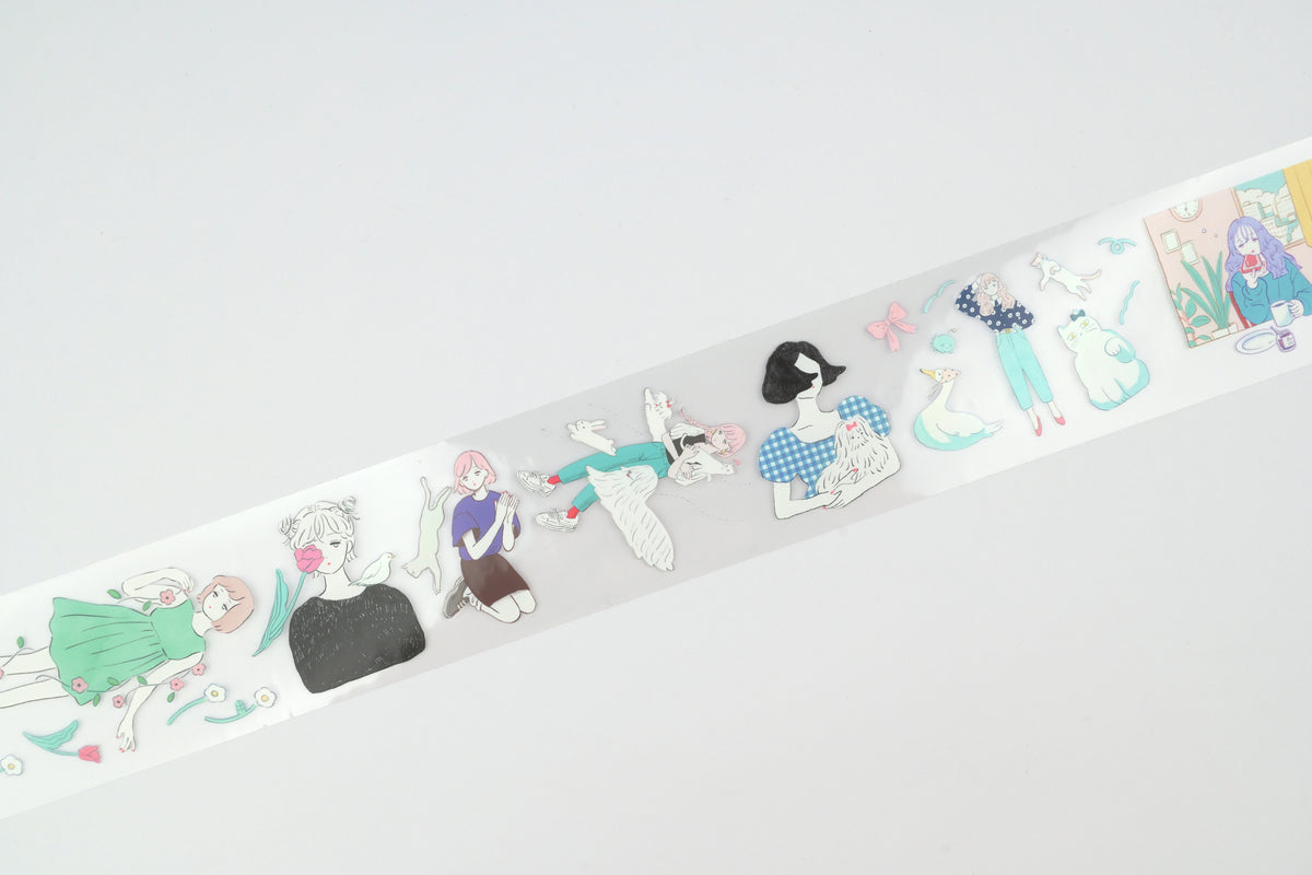 Komamono Creative x Risako Shiba Clear Roll Sticker