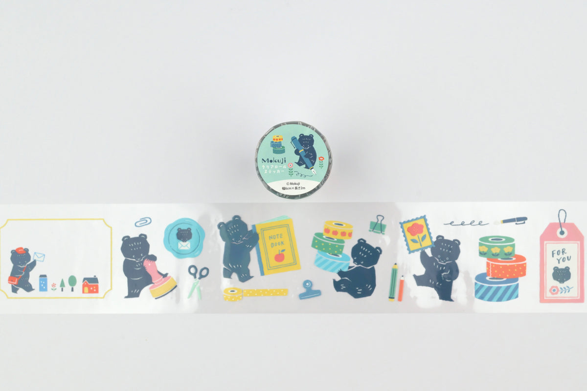 Komamono Creative x Mokuji Clear Roll Sticker
