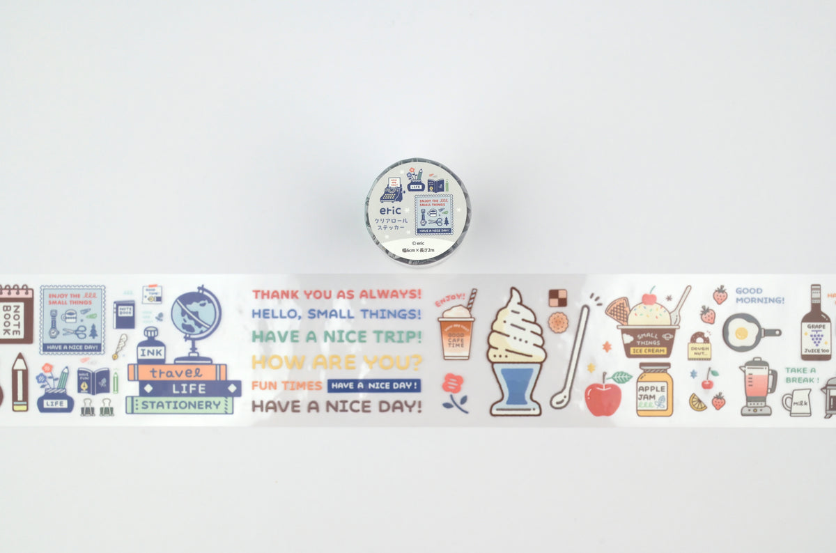 Komamono Creative x eric Clear Roll Sticker