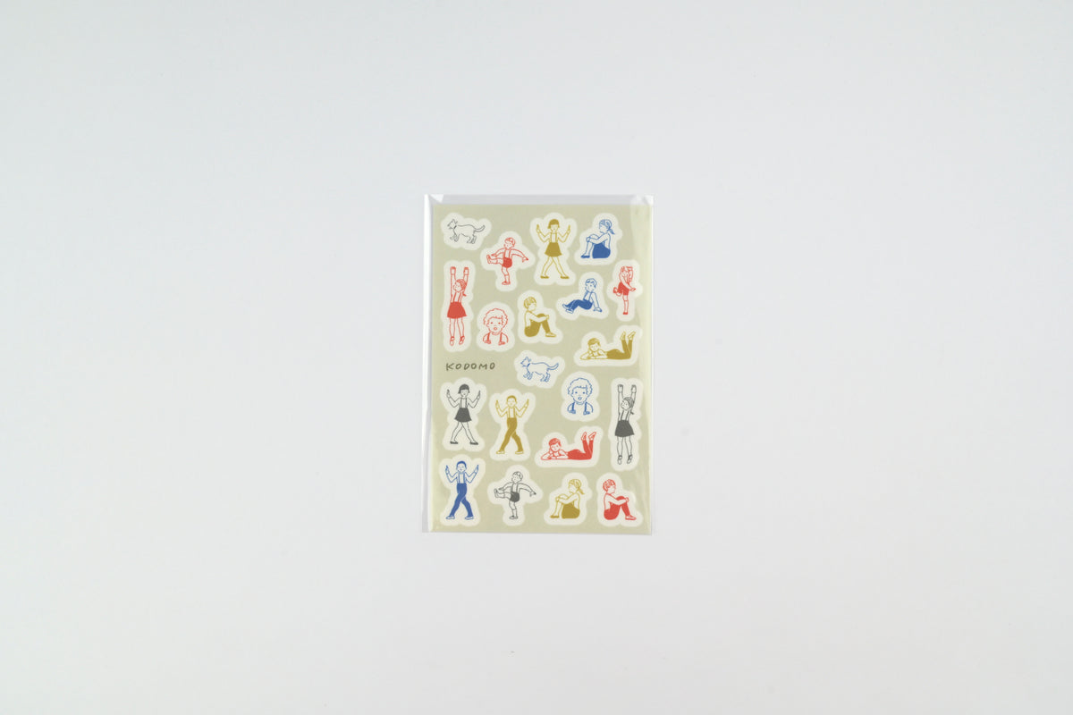 Mizushima x Masuko Eri Tracing Paper Sticker - Children