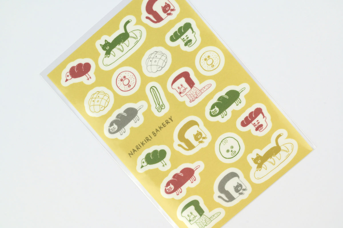 Mizushima x Shibata Keiko Tracing Paper Sticker - Bakery