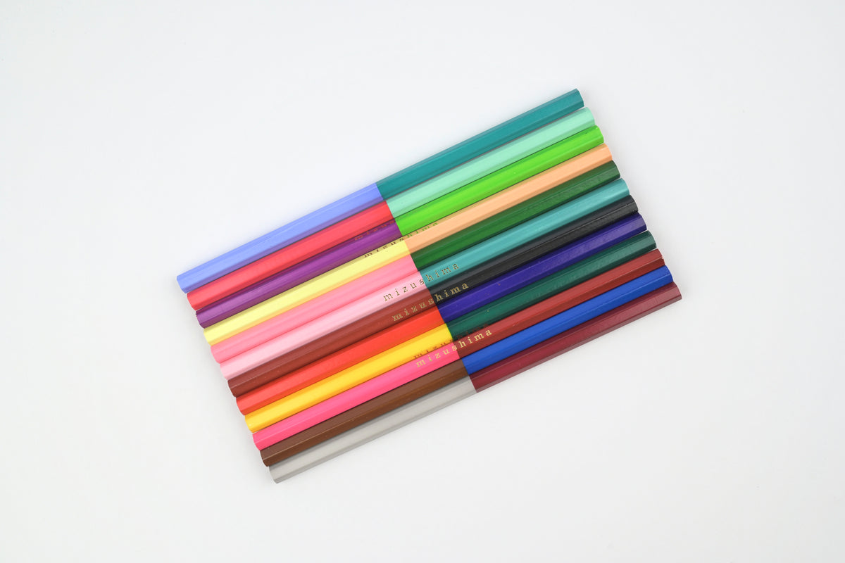 Mizushima 2-Color Pencils - Set of 12
