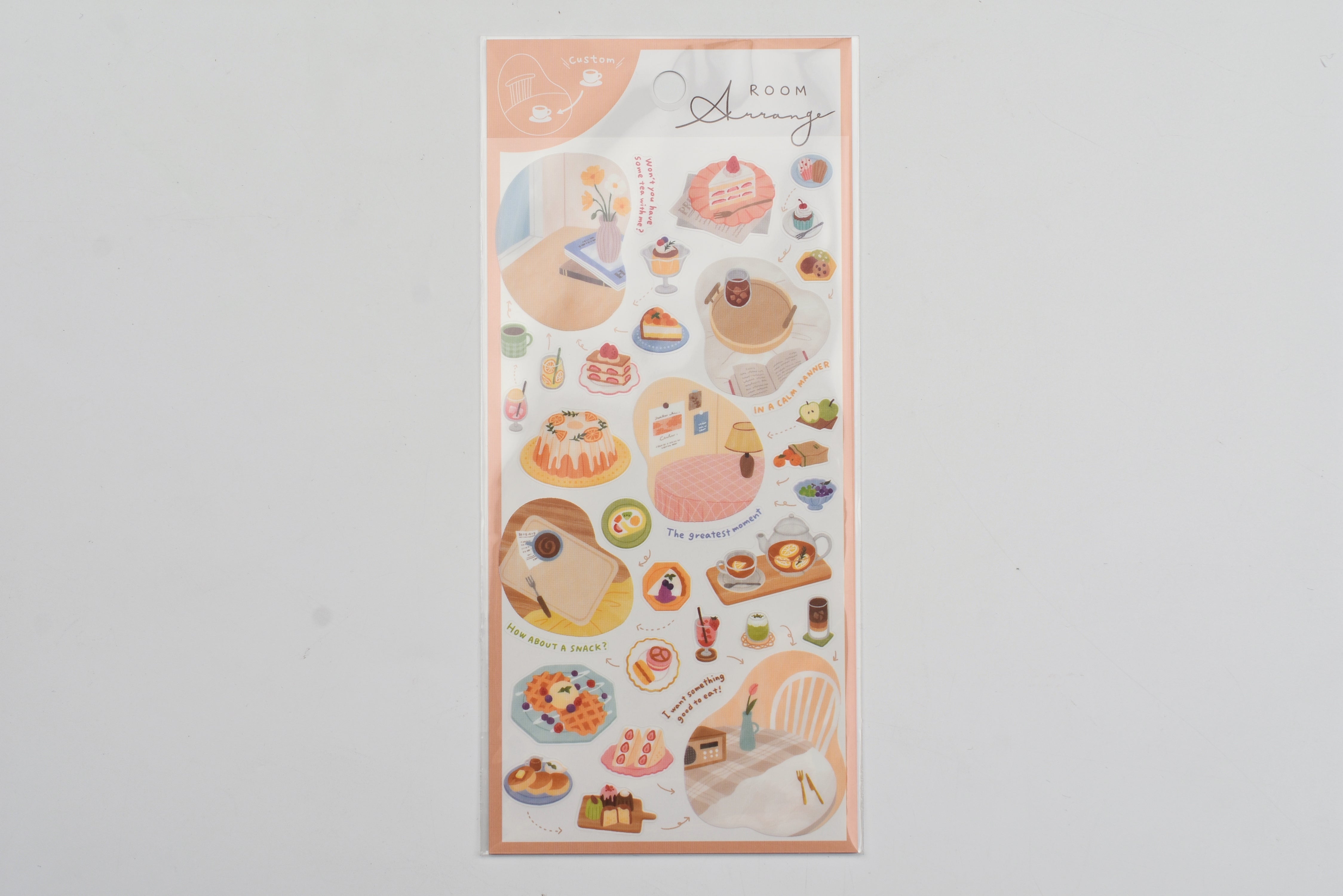 Mind Wave Room Arrangement Sticker - Sweets