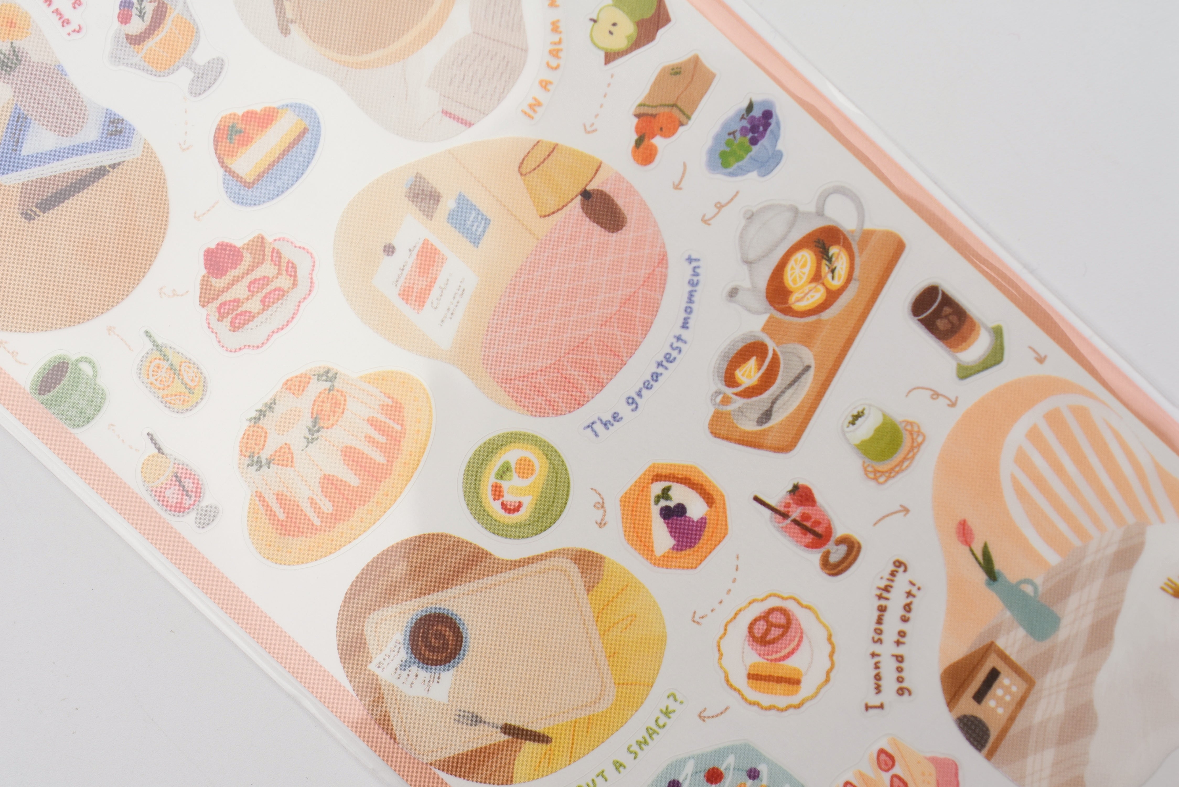 Mind Wave Room Arrangement Sticker - Sweets