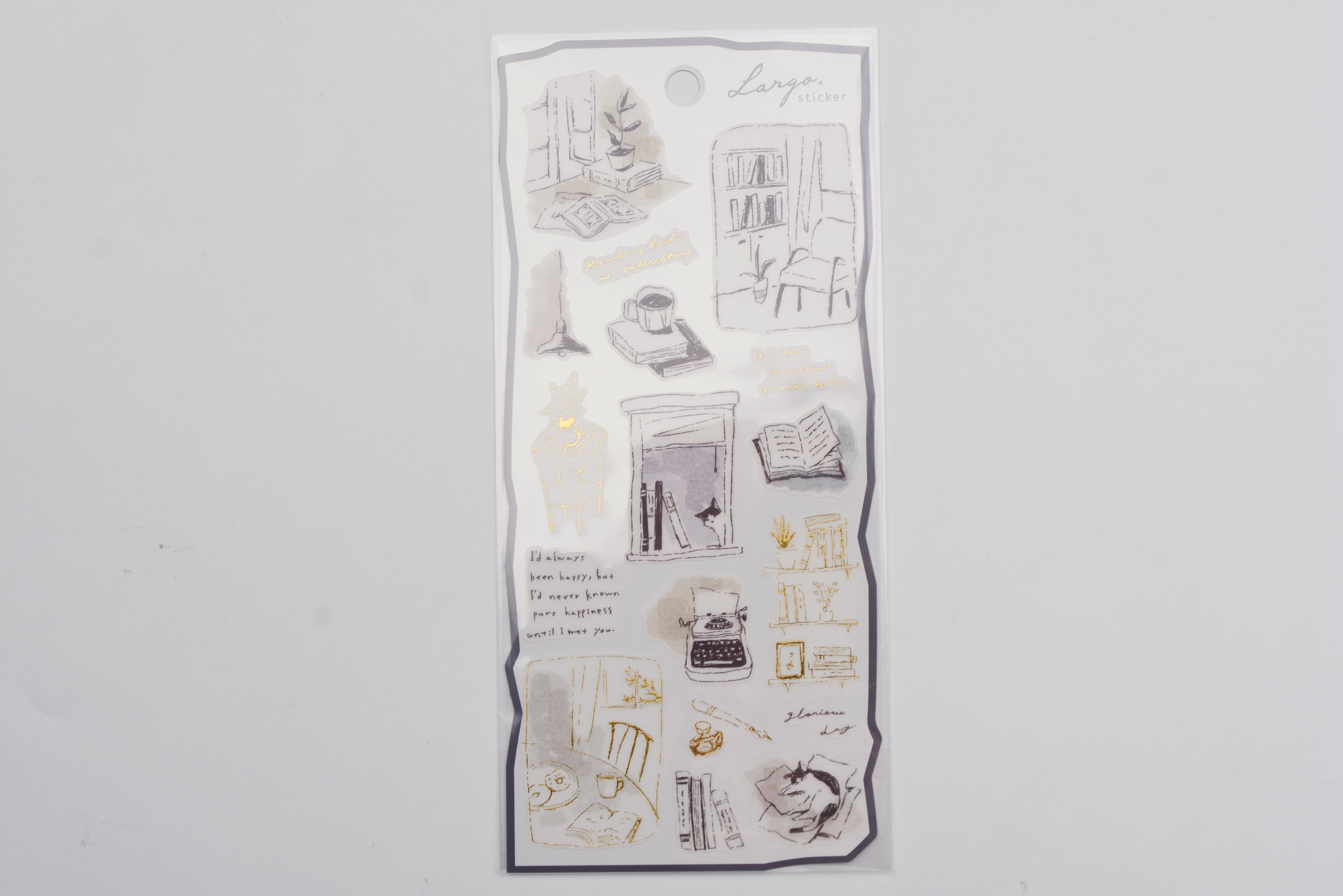 Mind Wave Largo Sticker - Bookish
