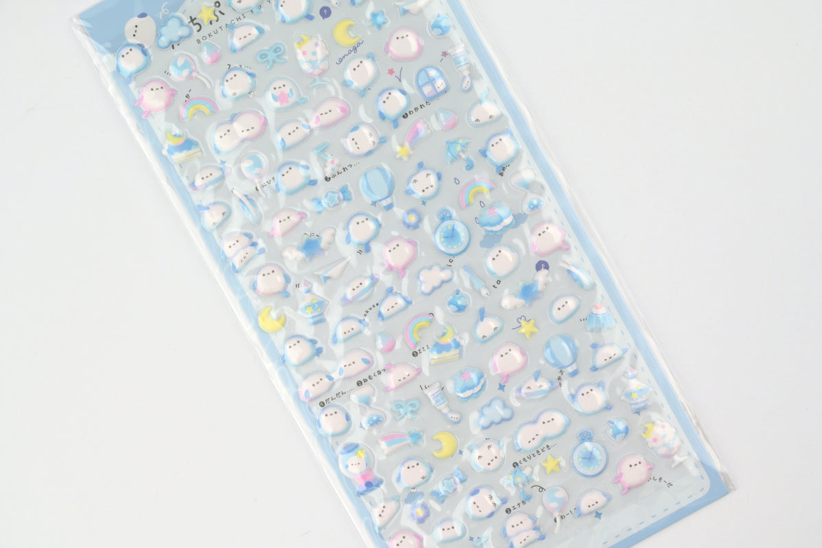 Q-Lia Puchu Puni Life Stickers - Shimaenaga Life