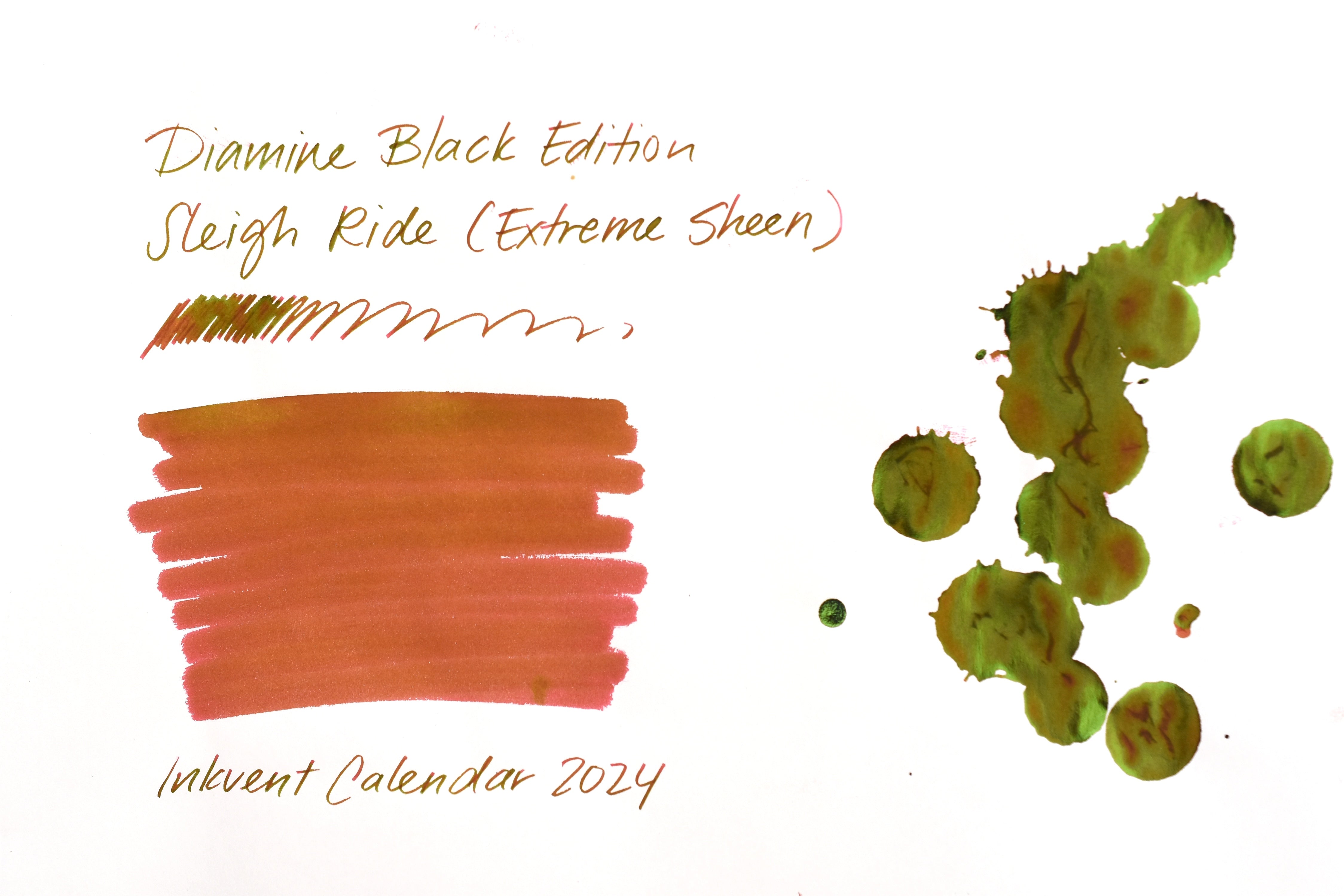 Diamine Black Edition - Extreme Sheen - Sleigh Ride