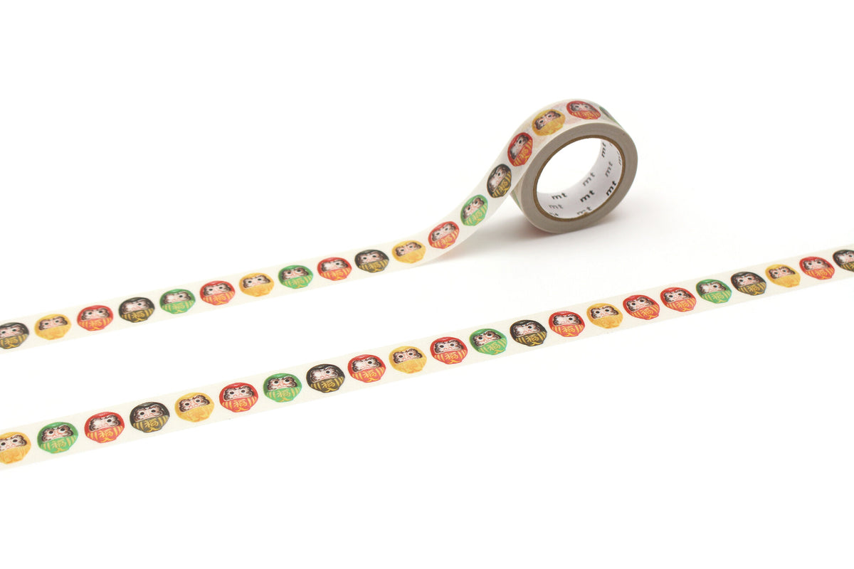 mt Washi Tape - Japanese Tradition - Maruichikyu Daruma - Limited Edition