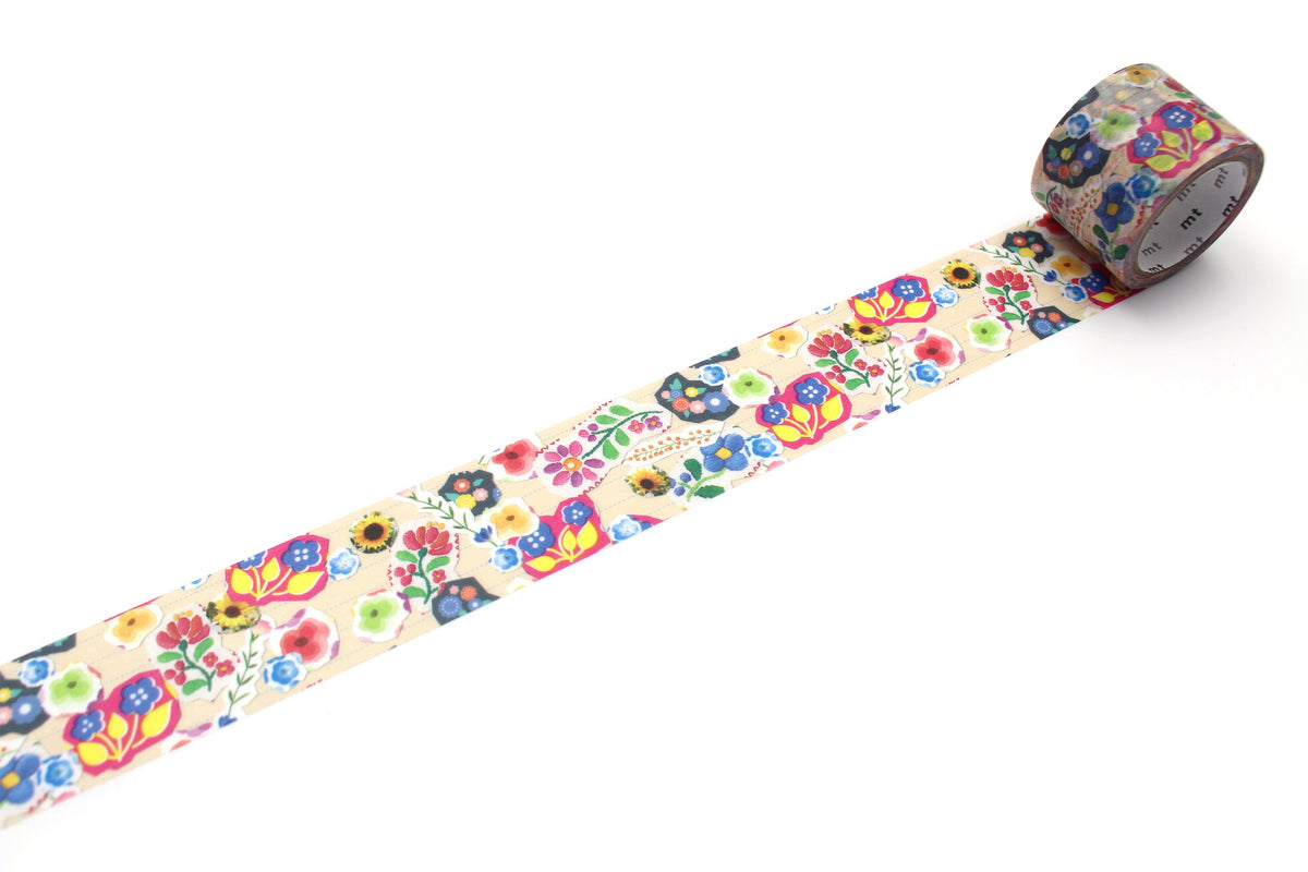 mt Washi Tape - ex - Flower Sticker Collage