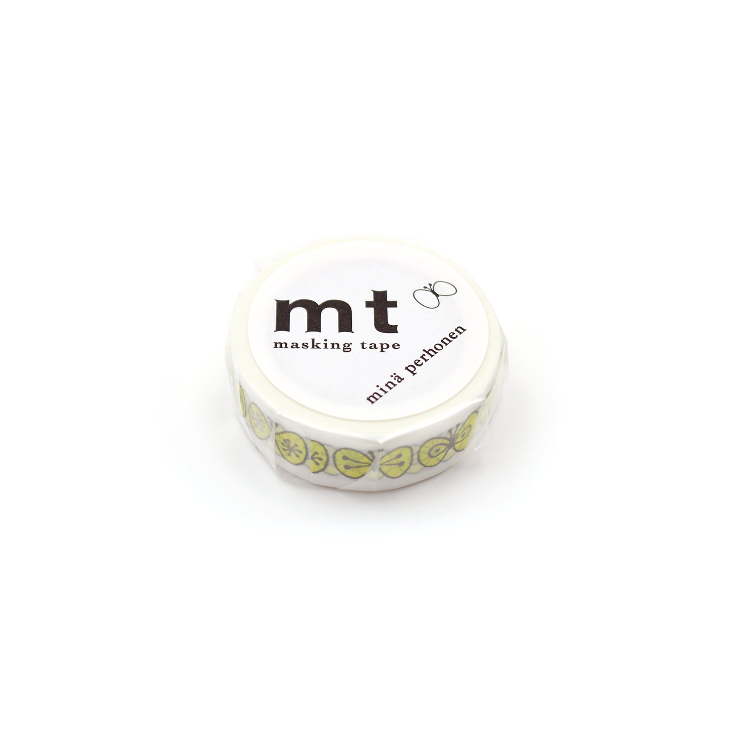 mt Washi Tape - minä perhonen - Choucho: Yellow