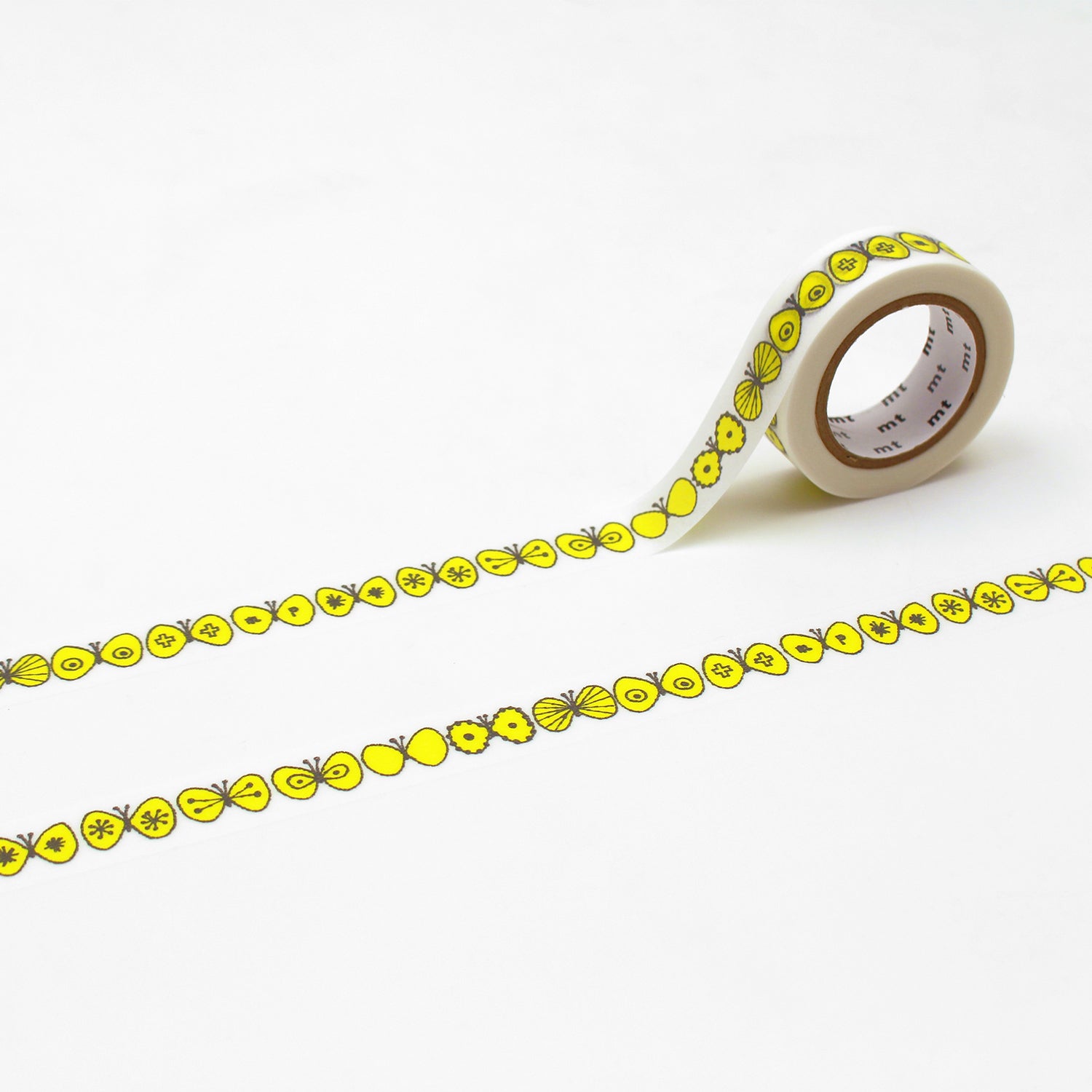 mt Washi Tape - minä perhonen - Choucho: Yellow