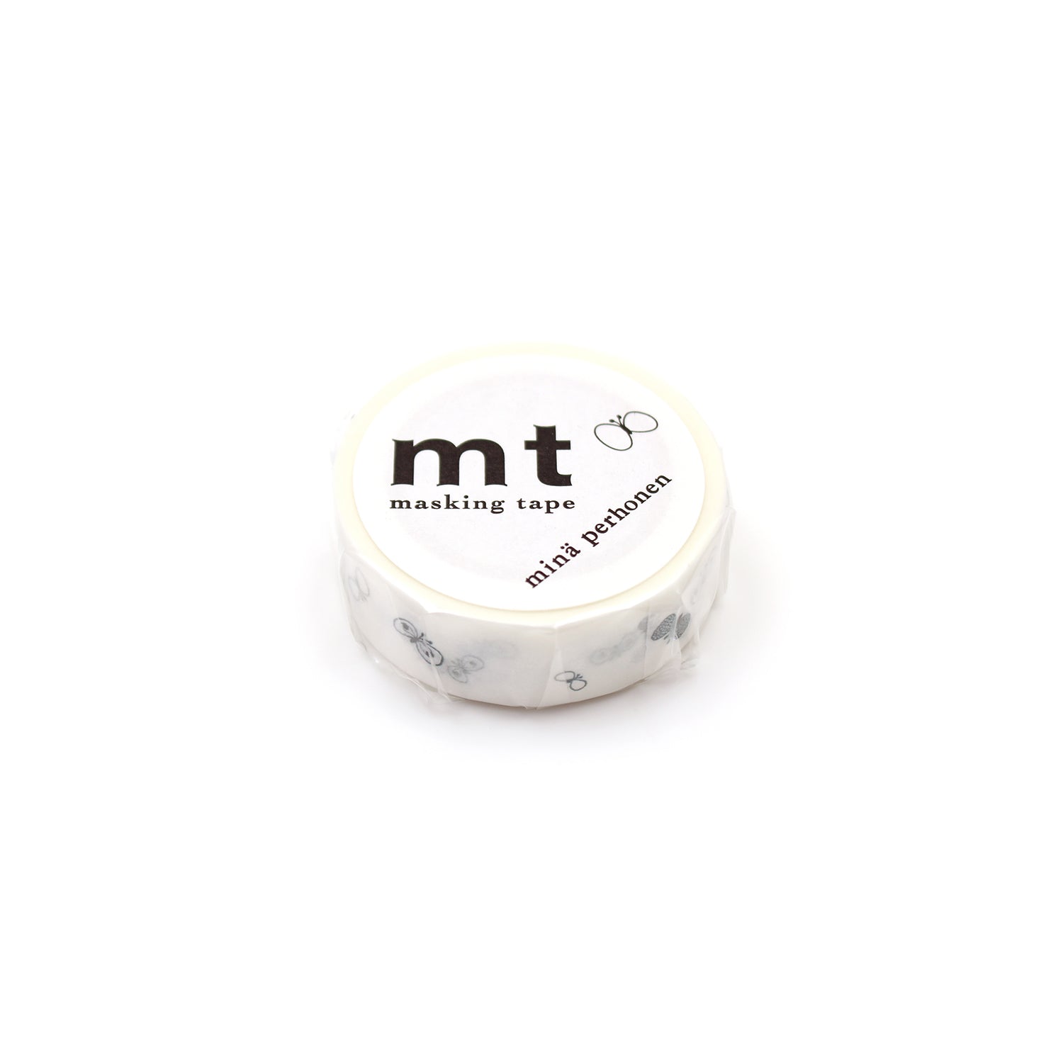 mt Washi Tape - minä perhonen - Choucho Logo: Navy