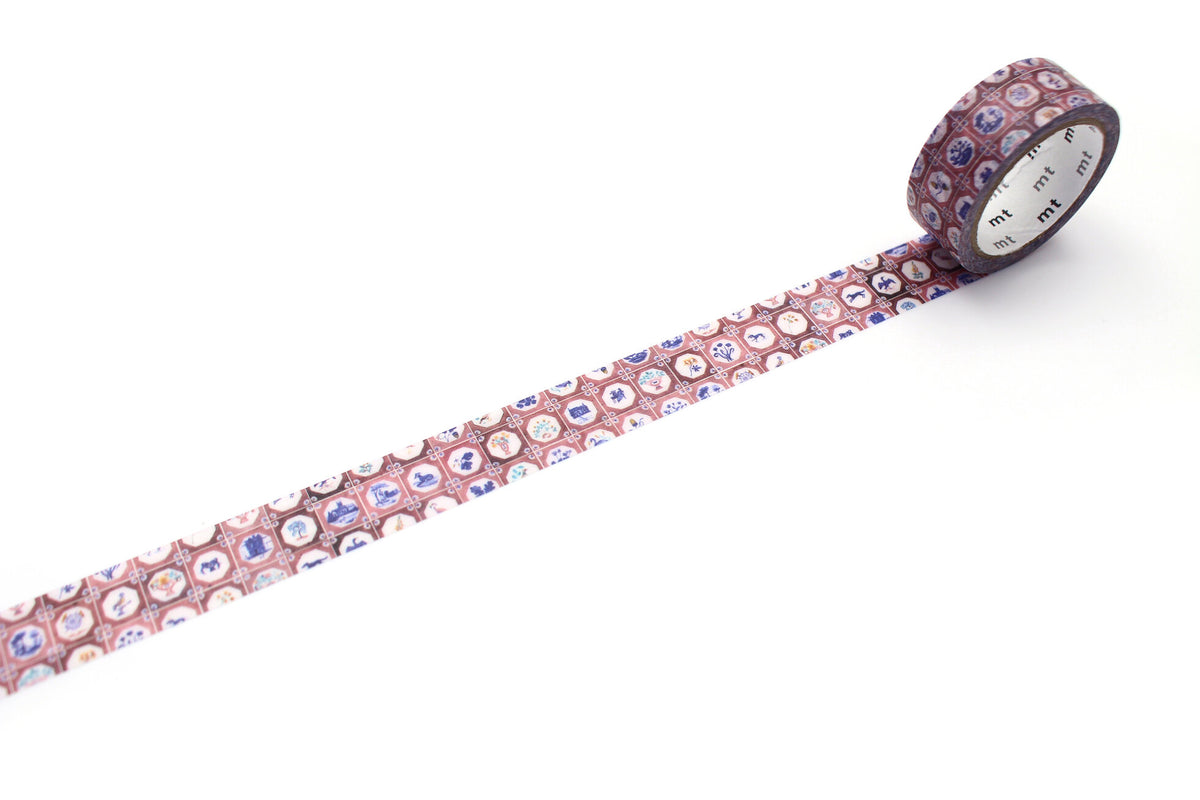mt x Polly Fern Washi Tape - Tile