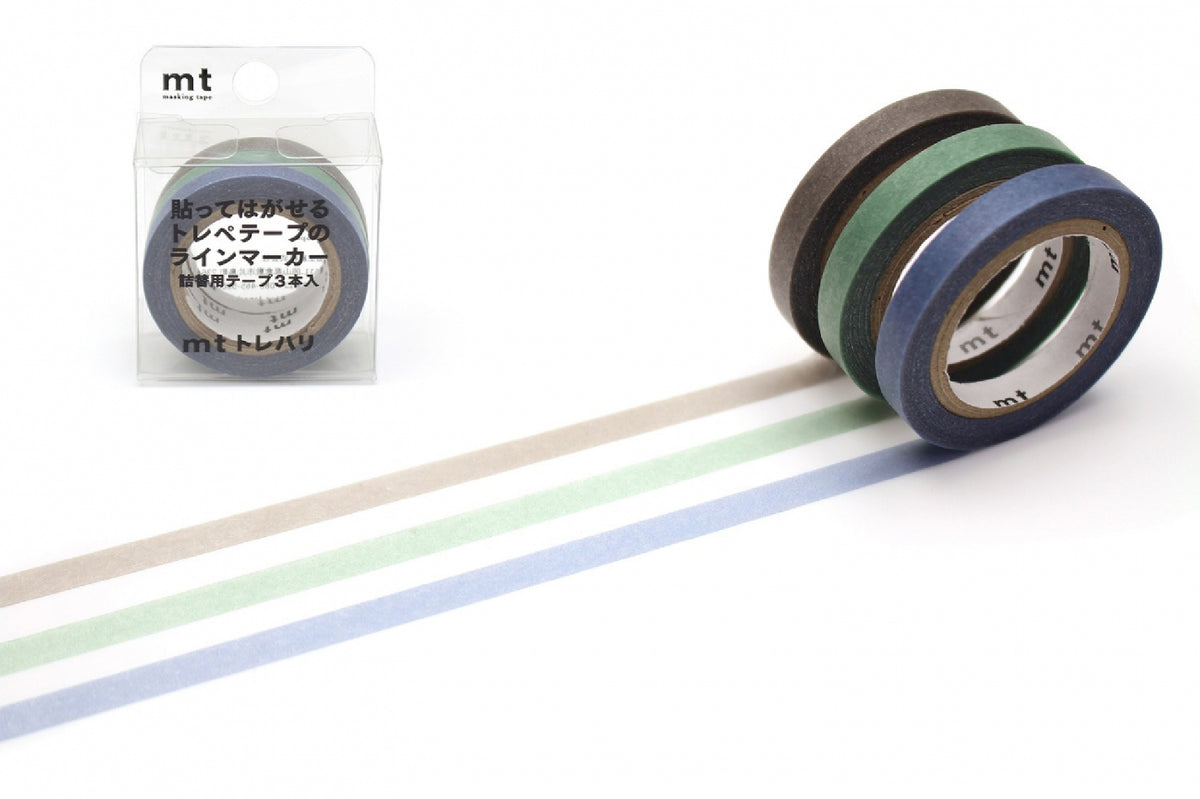 mt Slim Washi Tape - Trehari Refill - Set B