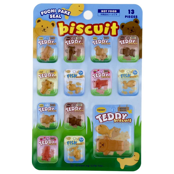 Greeting Life Puchi Pake Stickers - Biscuit (Coming Soon)