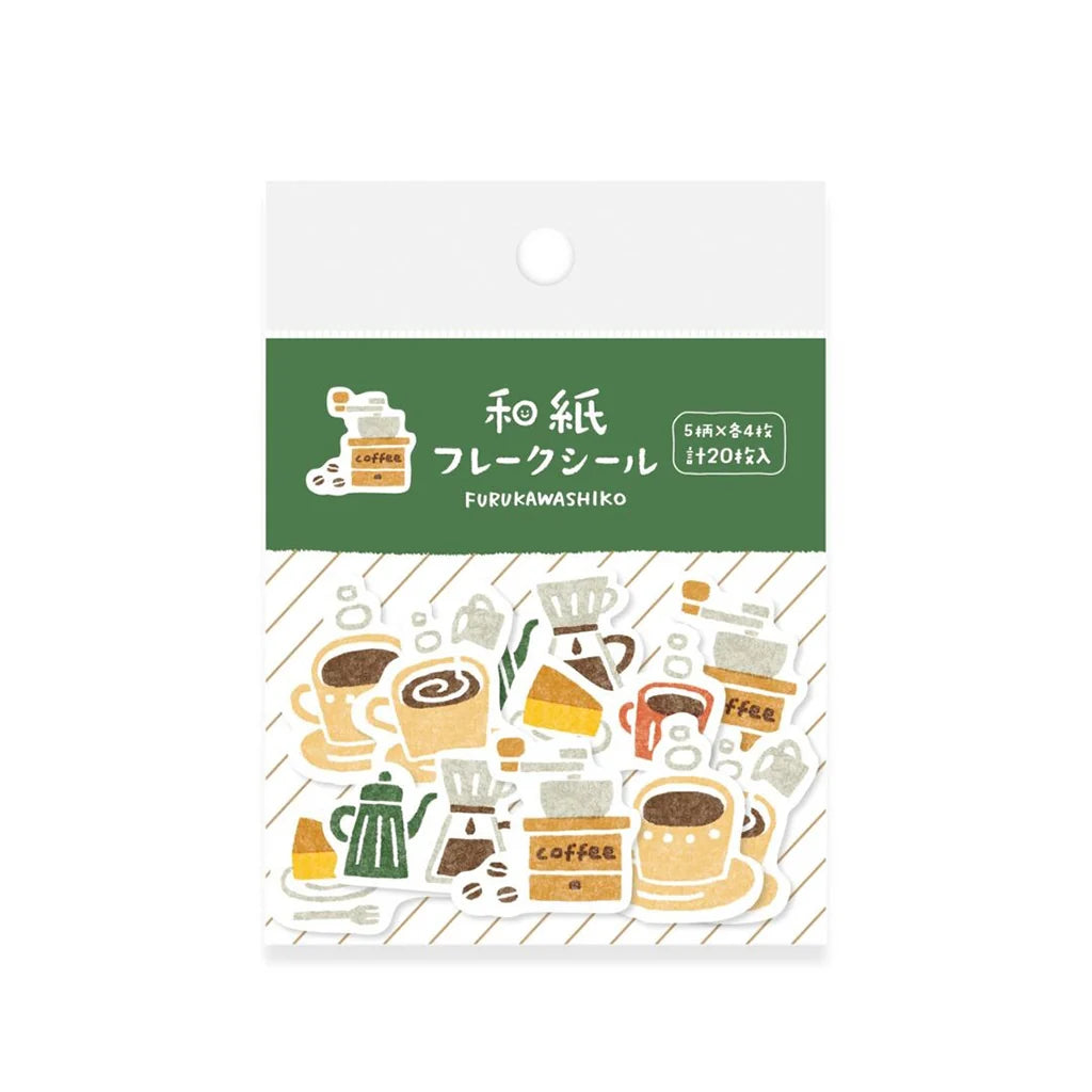 Furukawa Paper Flake Sticker - Coffee (Coming Soon)
