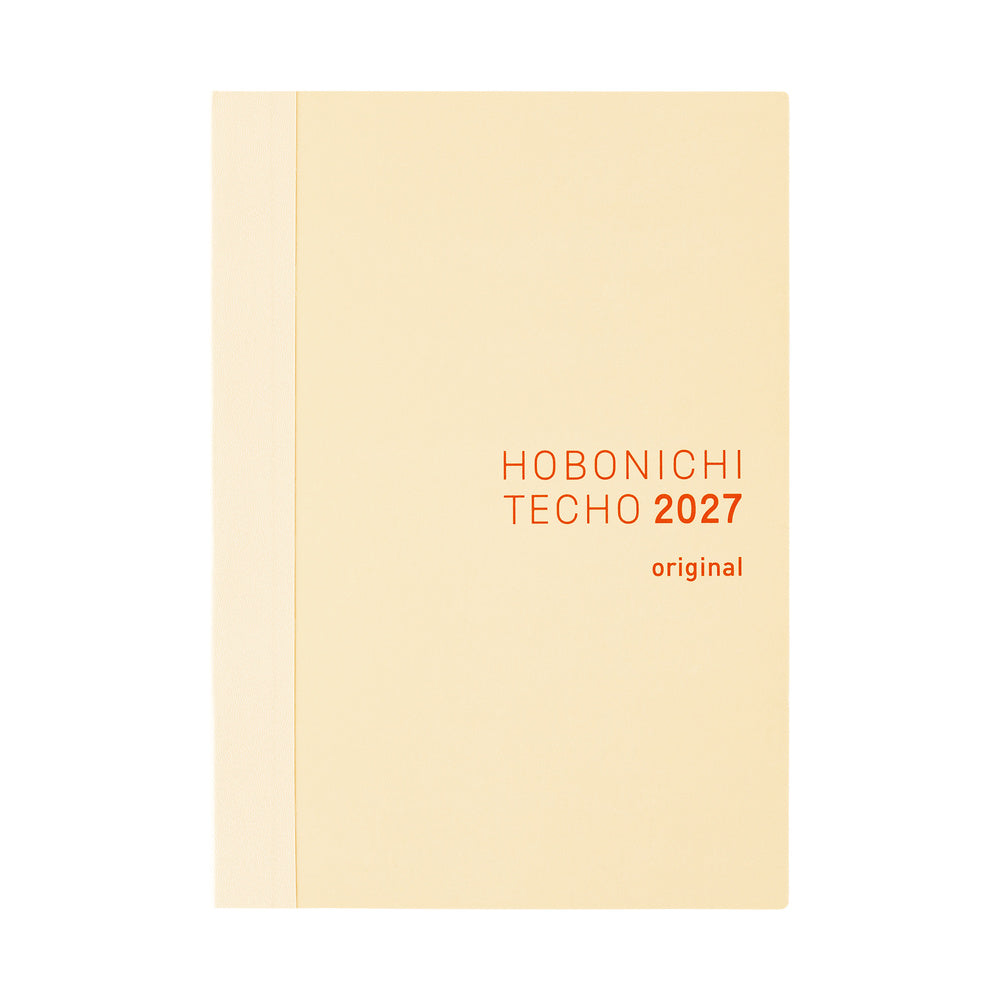 Hobonichi Techo Original 2027 - Japanese Edition - Sunday Start - A6