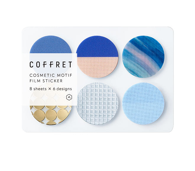 Hitotoki Coffret Cosmetic Motif Film Sticker - Circle