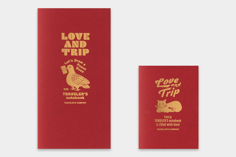 TRAVELER's Factory Regular Size Refill - LOVE AND TRIP - Limited Edition