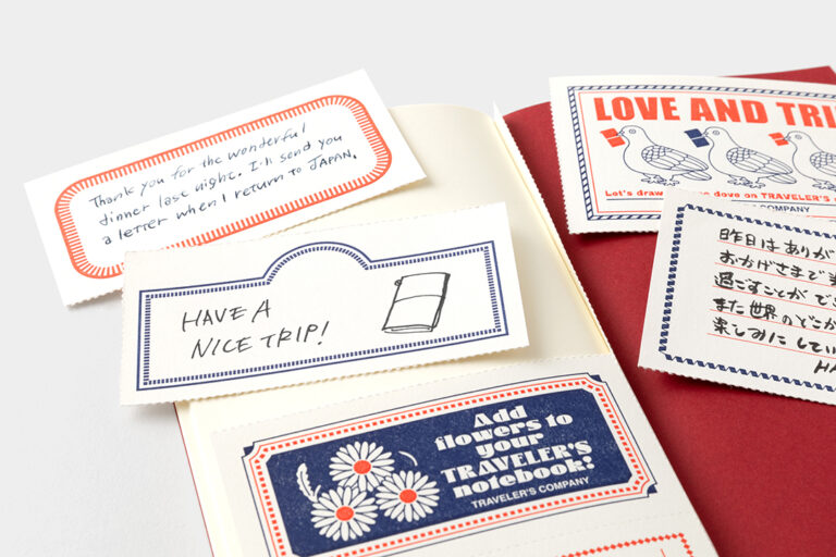 TRAVELER's Factory Passport Size Refill - LOVE AND TRIP - Limited Edition
