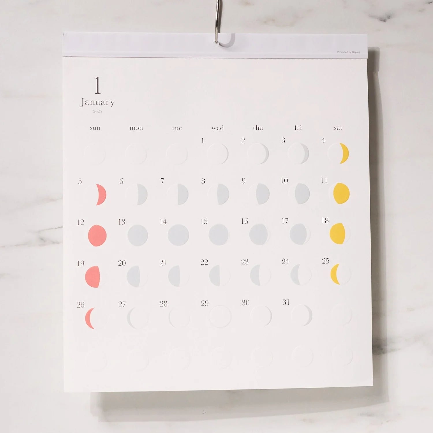 Replug 2026 - Michiru Moon Calendar