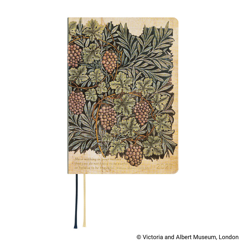 Hobonichi Techo HON 2027 - A6 - V&A Series: Vine -  English