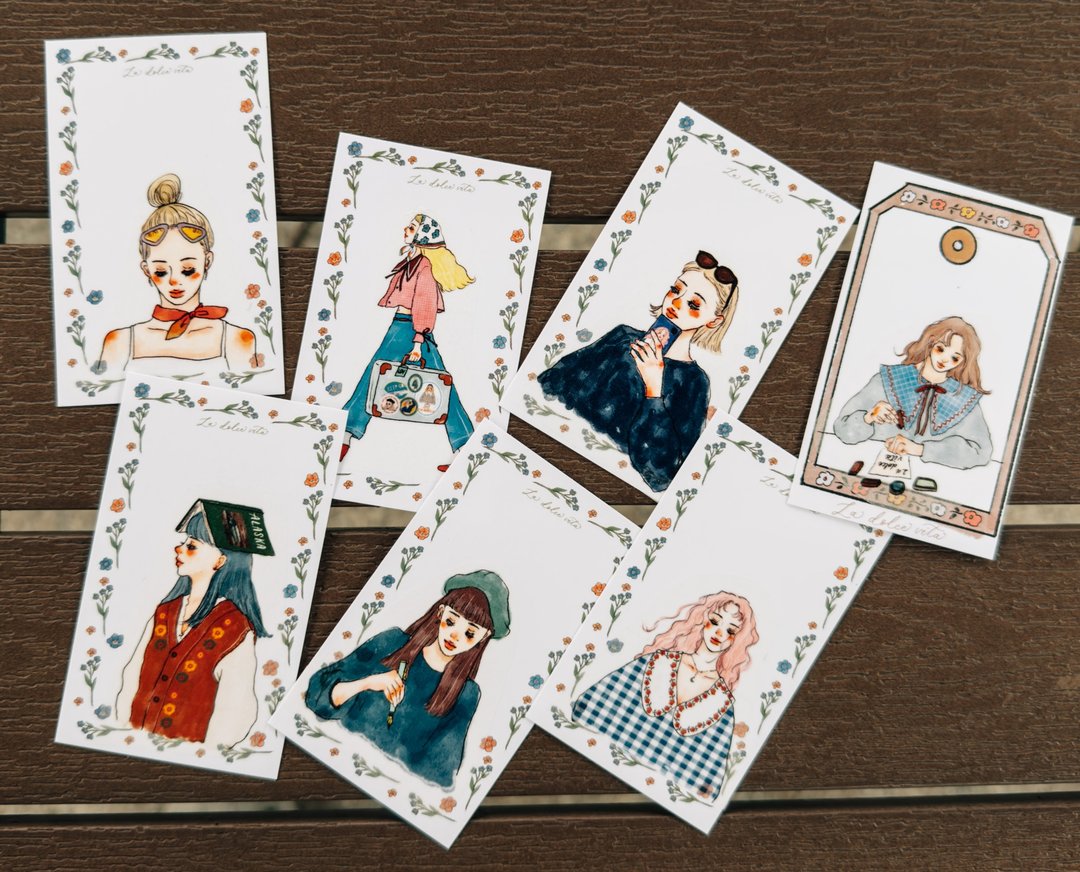 La Dolce Vita Memo Cards - Writing To You
